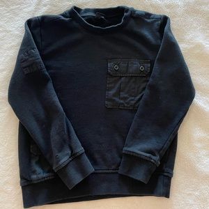 Boys Black Sweatshirt Size S (6/7)